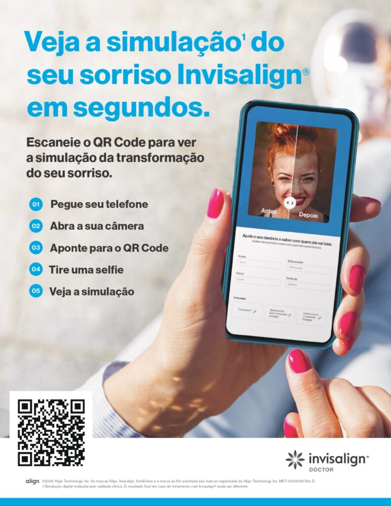 Simulação Sorriso Invisalign Clínica Perrella